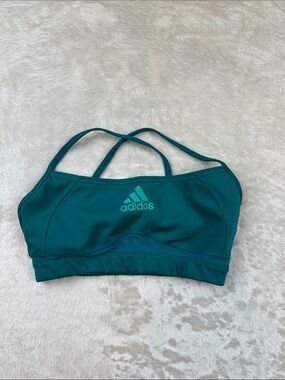 adidas Teal Strappy Climacool Sports Bra